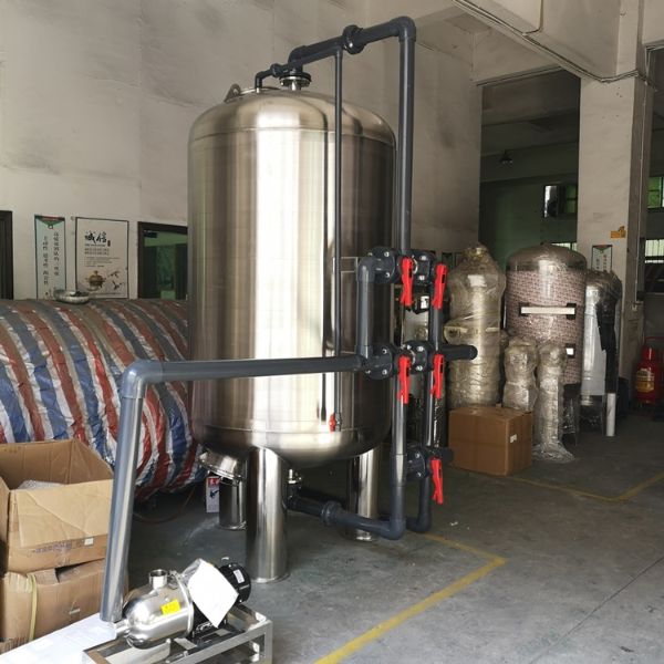 食品飲料電子廠純凈水預(yù)處理過濾設(shè)備不銹鋼機(jī)械過濾器