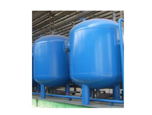 碳鋼機(jī)械過濾器Ф800×2300×4.0尺寸濾料清洗更換